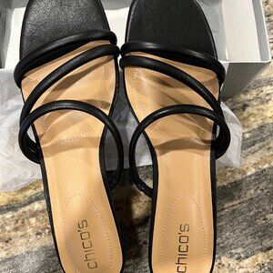 Chicos Mariina Round Lucite Size 11
